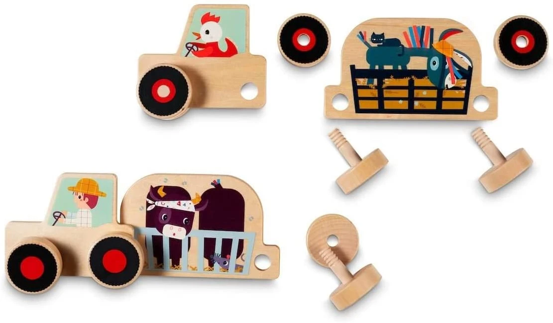 Lilliputiens Traktor-Bauset 3 Lilliputiens Traktor-Bauset – Bild 3