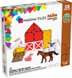 Magna-Tiles Bouwset Boerderijdieren - 25-delig