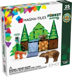 Magna-Tiles Bouwset Bosdieren - 25-delig