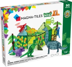 Magna-Tiles Bouwset Dino Wereld XL- 50-delig