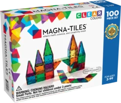 Magna-Tiles Clear Colors Classic Bouwset - 100-delig