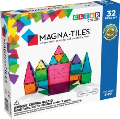 Magna-Tiles Clear Colors Classic Bouwset - 32-delig