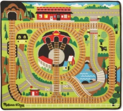 Melissa & Doug Eisenbahnteppich Mit Gleisen