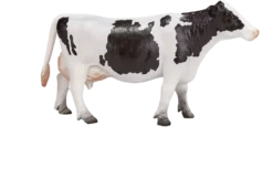 Mojo MGM 387062 – Figur Tier – Milchkuh Prim Holstein Schwarz Groß – 14 x 8 cm