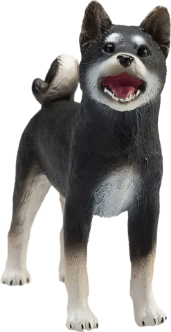 MOJO 387363 Animal Planet Shiba Inu Schwarz Ca. 6,5 X 2,5 X 7 Cm, Schwarz