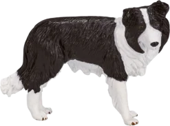 MOJO Border Collie Realistische Domestizierte Tierfigur, Handbemalt
