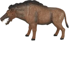 MOJO Entelodont Daeodon Realistische Prähistorische Ausgestorbene Tiersammlung, Handbemalte Spielzeugfigur