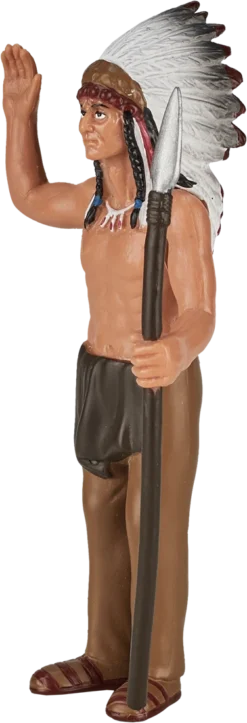MOJO Indianerhäuptling, Realistische Geschichtskollektion, Handbemalte Spielzeugfigur -Schleich Verkaufe mojo fantasy speelgoed indiaans opperhoofd 386501