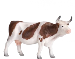 MOJO Simmental Kuh Realistische Bauernhoftierfigur Handbemalt -Schleich Verkaufe mojo farm speelgoed simmental koe 387220