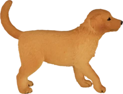 MOJO Golden Retriever Welpe Realistisch Domestiziert Tier Handbemalt Spielzeug Figur