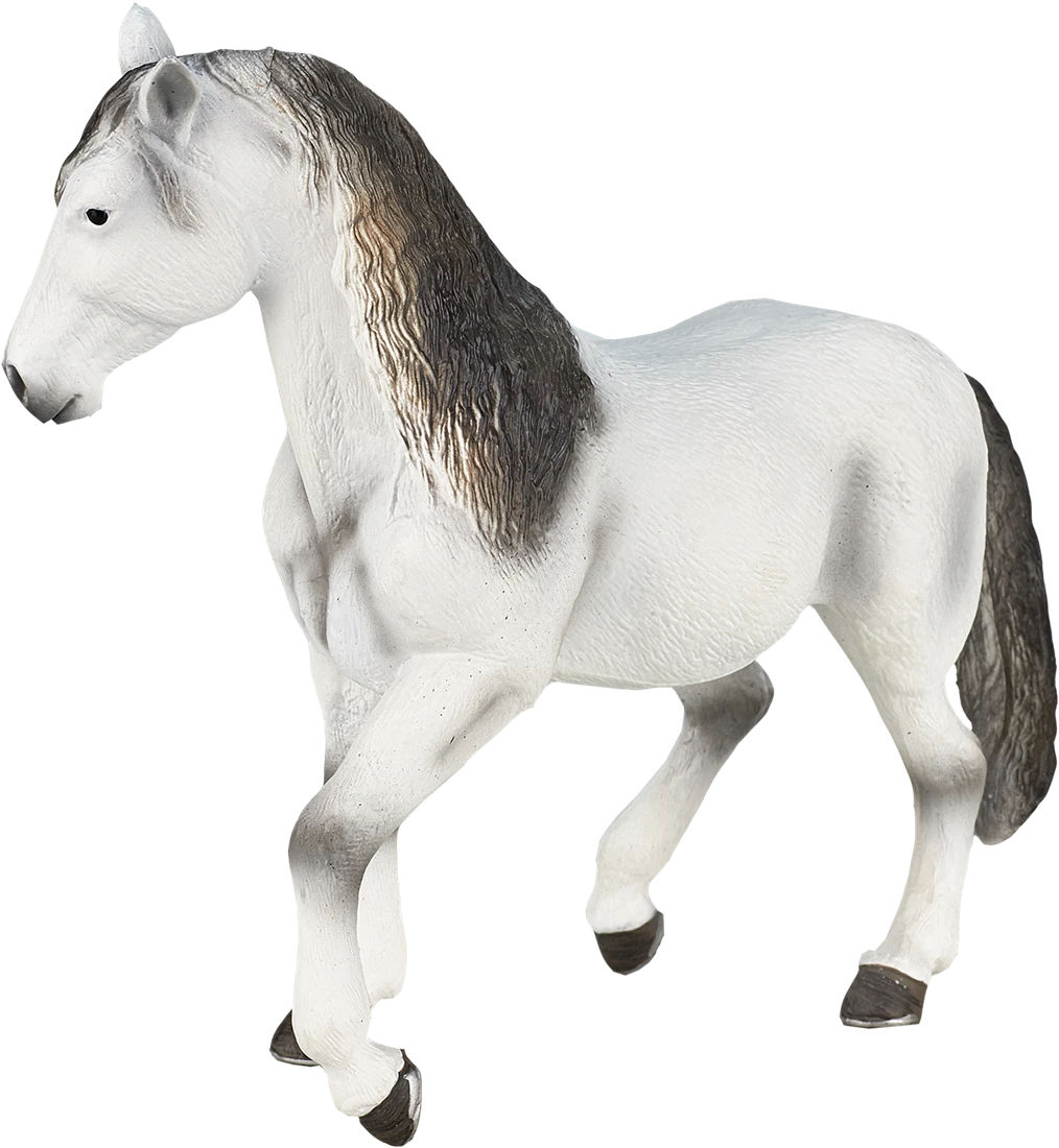 MOJO Andalusische Grau Realistische Reitpferde Club Handbemalte Spielzeugfigur 4 MOJO Andalusische Grau Realistische Reitpferde Club Handbemalte Spielzeugfigur – Bild 4