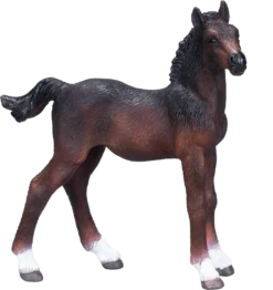 MOJO 381018 Animal Planet Potrillo Hannoverian Tiere, Braun -Schleich Verkaufe mojo horses speelgoed paard hannoveraans veulen bruin 381018 2