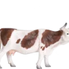 MOJO Simmental Kuh Realistische Bauernhoftierfigur Handbemalt