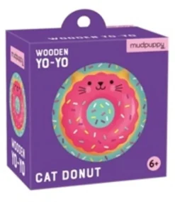 Mudpuppy Yo-Yo/Katzen-Donut Aus Holz