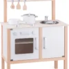 New Classic Toys Houten Kinderkeuken Bon Appetit Wit - 55 X 30 X 89 Cm
