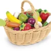 Janod Obst- Und Gemüse Sortiment Im Korb (Inhalt 24 Teile)