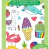 Ooly - Tattoo Palooza Temporary Tattoos - Cute Doodle World