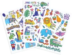 Ooly - Tattoo Palooza Temporary Tattoos - Party Animals -Schleich Verkaufe ooly tattoo palooza temporary tattoos party animals 3