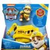 PAW Patrol Baustellen-Fahrzeug Mit Rubble-Figur (Basic Vehicle/Basis Fahrzeug)