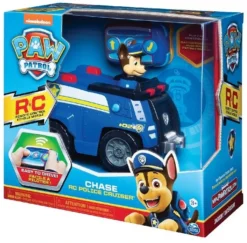 PAW Patrol Ferngeuertes Polizeiauto Mit Chase - Figur, RC Fahrzeug In Blau