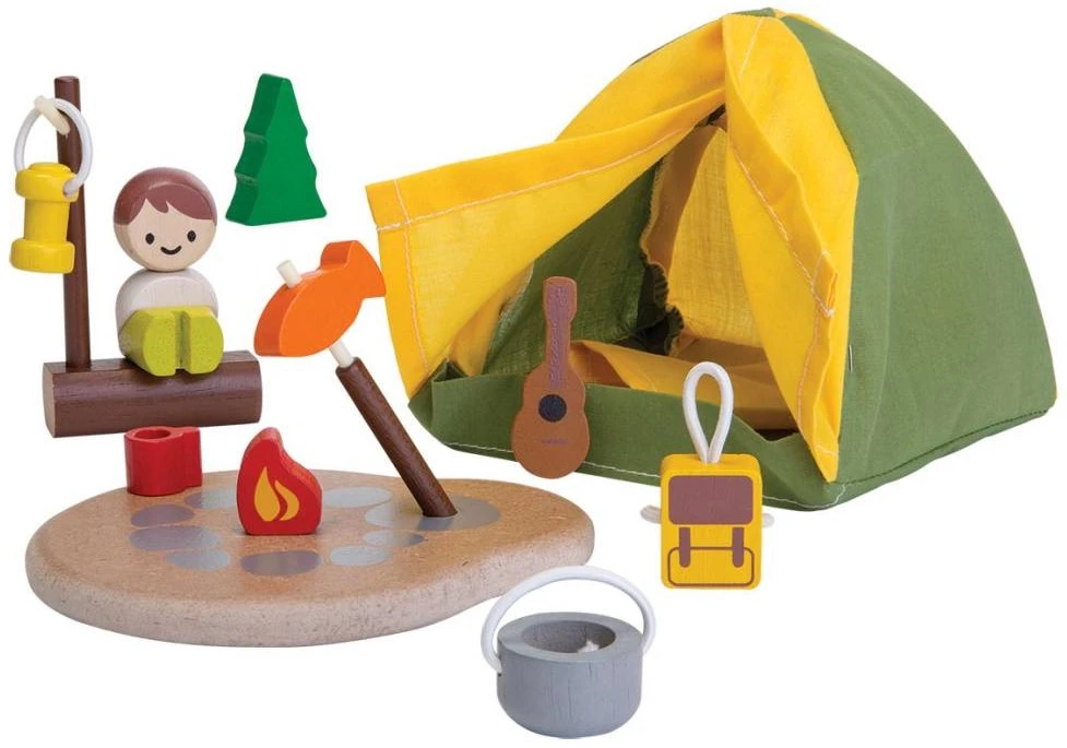 Plan Toys PlanToys Holzspielzeug Camping Set 1 Plan Toys PlanToys Holzspielzeug Camping Set