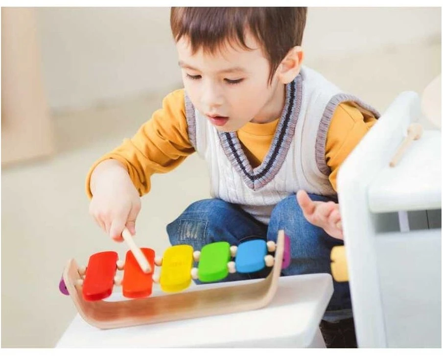 Plan Toys PlanToys Holzspielzeug Ovales Xylophon 3 Plan Toys PlanToys Holzspielzeug Ovales Xylophon – Bild 3