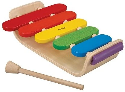 Plan Toys PlanToys Holzspielzeug Ovales Xylophon 1 Plan Toys PlanToys Holzspielzeug Ovales Xylophon