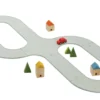 Plan Toys PlanToys Holzspielzeug Straßen- Und Schienen-Set Aus Gummi - Medium