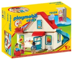 Playmobil 1.2.3 70129 Einfamilienhaus, Mit Funktionsfähiger Klingel Und Soundeffekt, Ab 18 Monaten