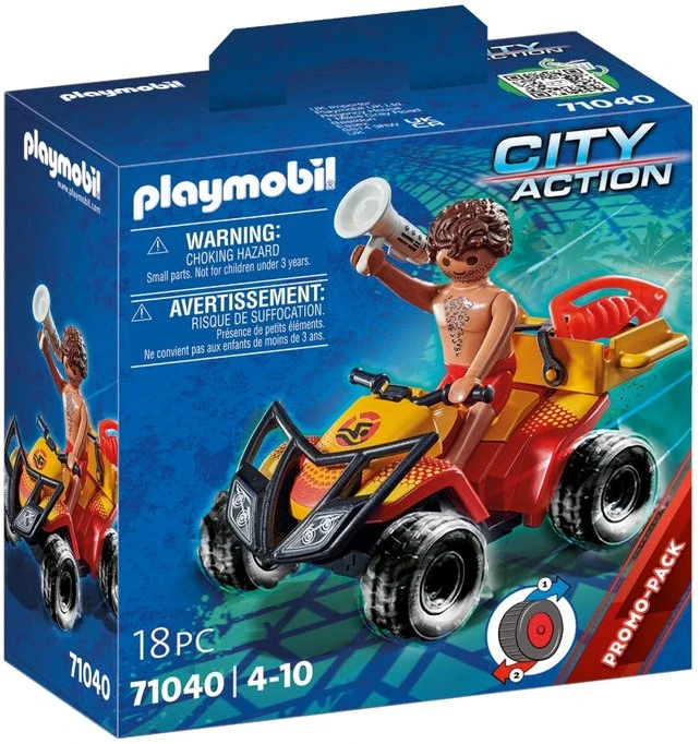 Playmobil City Action - Badmeester Quad 71040 1 Playmobil City Action - Badmeester Quad 71040
