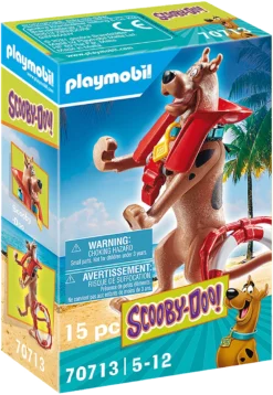 PLAYMOBIL SCOOBY-DOO! 70713 Sammelfigur Rettungsschwimmer, Ab 5 Jahren