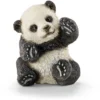 Schleich 14734 - Panda Junges, Spielend, Tier Spielfigur, Schwarz/weiß