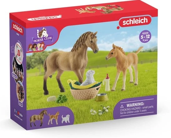 Schleich Horse Club - Horse Club Sarahs Babytierpflege 42432 1 Schleich Horse Club - Horse Club Sarahs Babytierpflege 42432
