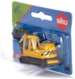 SIKU 0801, Bagger, Metall/Kunststoff, Gelb/Schwarz, Beweglicher Baggerarm, Drehbare Kabine -Schleich Verkaufe siku 0801 bagger metall kunststoff gelb schwarz beweglicher baggerarm drehbare kabine 3