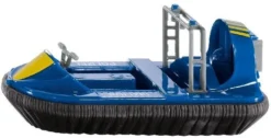 Siku 0890, Hovercraft Polizei, Kunststoff, Blau/Gelb, Kombinierbar Mit Polizeifahrzeug Und Polizeiboot