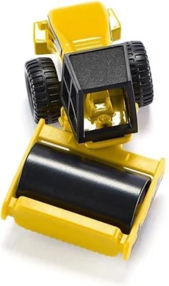 SIKU 0895, Straßenwalze, Metall/Kunststoff, Gelb/Schwarz, Knicklenkung, Drehbare Walze -Schleich Verkaufe siku 0895 strassenwalze metall kunststoff gelb schwarz knicklenkung drehbare walze 3
