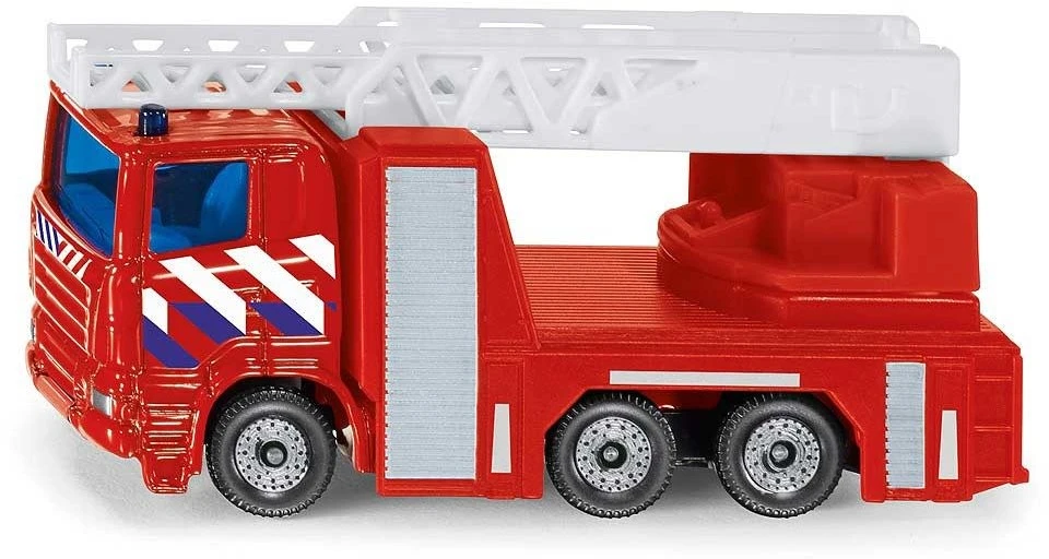 Siku 1014003, Feuerwehr-Drehleiter Niederlande, Metall/Kunststoff, Rot, Ausziehbare Und Drehbare Leiter 1 Siku 1014003, Feuerwehr-Drehleiter Niederlande, Metall/Kunststoff, Rot, Ausziehbare Und Drehbare Leiter