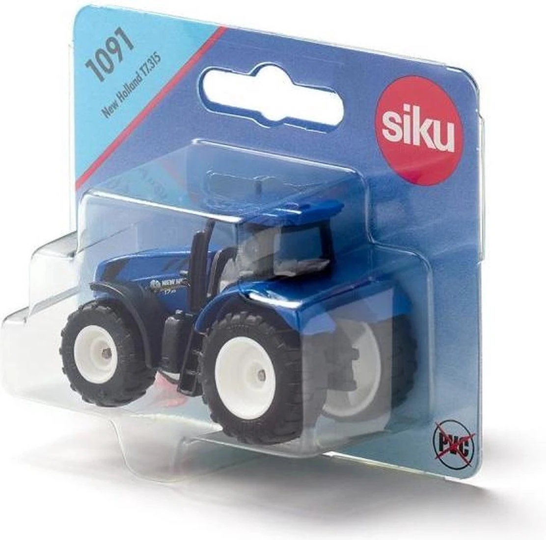 SIKU 1091, New Holland T7.315 Traktor, Metall/Kunststoff, Blau, Abnehmbare Kabine Und Anhängerkupplung 2 SIKU 1091, New Holland T7.315 Traktor, Metall/Kunststoff, Blau, Abnehmbare Kabine Und Anhängerkupplung – Bild 2