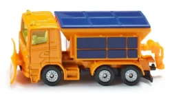 SIKU 1309, Winterdienst-Fahrzeug, Metall/Kunststoff, Orange, Abnehmbare Streuerabdeckung