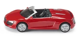SIKU 1316, Audi R8 Spyder, Metall/Kunststoff, Rot, Spielzeugauto Für Kinder