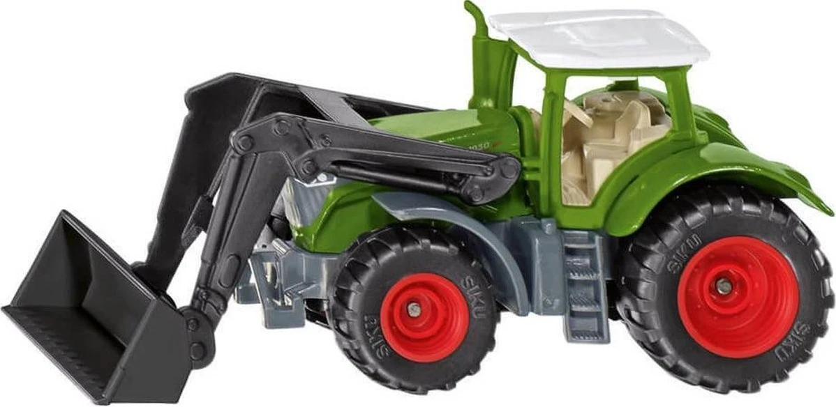 SIKU 1393, Fendt 1050 Vario Traktor Mit Frontlader, Grün/Schwarz, Beweglicher Frontlader, Abnehmbare Kabine, Reifen Aus Gummi 1 SIKU 1393, Fendt 1050 Vario Traktor Mit Frontlader, Grün/Schwarz, Beweglicher Frontlader, Abnehmbare Kabine, Reifen Aus Gummi