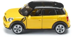 SIKU 1454, MINI Countryman, Metall/Kunststoff, Gelb/Schwarz, Öffenbare Türen
