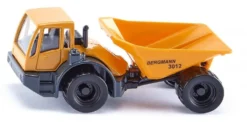 SIKU 1486, Bergmann Dumper, Metall/Kunststoff, Gelb, Kippbare Mulde