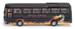SIKU 1624, MAN Reisebus, Metall/Kunststoff, Schwarz, Spielzeugauto Für Kinder