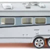 SIKU 1671, Niesmann + Bischoff Arto Wohnmobil, Metall/Kunststoff, Silber, Öffenbare Seitentür