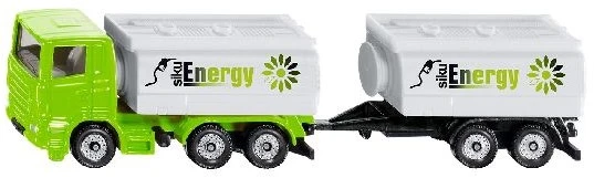 SIKU 1690, LKW Mit Tankwagenaufbau Und Anhänger, Metall/Kunststoff, Grün/Weiß, Mit Tandemachse, Kombinierbar Mit SIKU Modellen Im Gleichen Maßstab 1 SIKU 1690, LKW Mit Tankwagenaufbau Und Anhänger, Metall/Kunststoff, Grün/Weiß, Mit Tandemachse, Kombinierbar Mit SIKU Modellen Im Gleichen Maßstab