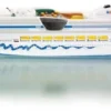 SIKU 1720, Kreuzfahrtschiff AIDAluna, 1:1400, Metall/Kunststoff, AIDA-Optik, Nicht Schwimmfähig