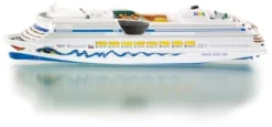 SIKU 1720, Kreuzfahrtschiff AIDAluna, 1:1400, Metall/Kunststoff, AIDA-Optik, Nicht Schwimmfähig