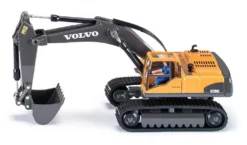 SIKU 3535, Volvo Hydraulikbagger, 1:50, Metall/Kunststoff, Gelb, Funktionsfähiger Baggerarm