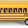 SIKU 3731, US-Schulbus, 1:55, Metall/Kunststoff, Gelb, Öffenbare Türen